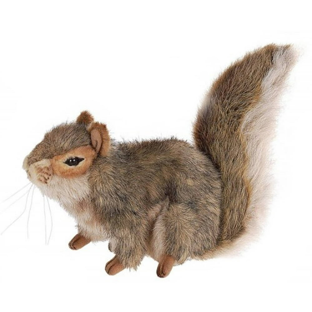 Hansa Gray Sitting Squirrel Plush Toy - Walmart.com - Walmart.com