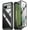 Black, variant on Poetic Guardian Series Back Cover Cell Phone Case for Google Pixel 8A, Black