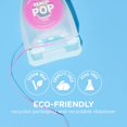 thumbnail image 3 of Eliminador de placa Dental Floss Reach POP Cinnamon, 50 m, paquete de 2, 3 of 9