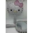 thumbnail image 1 of Ssxjv Bling Bling Hello Kitty Handheld Make Up Sparkly Compact Mirror Handmade With Crystals ^light Pink Bow, 1 of 1