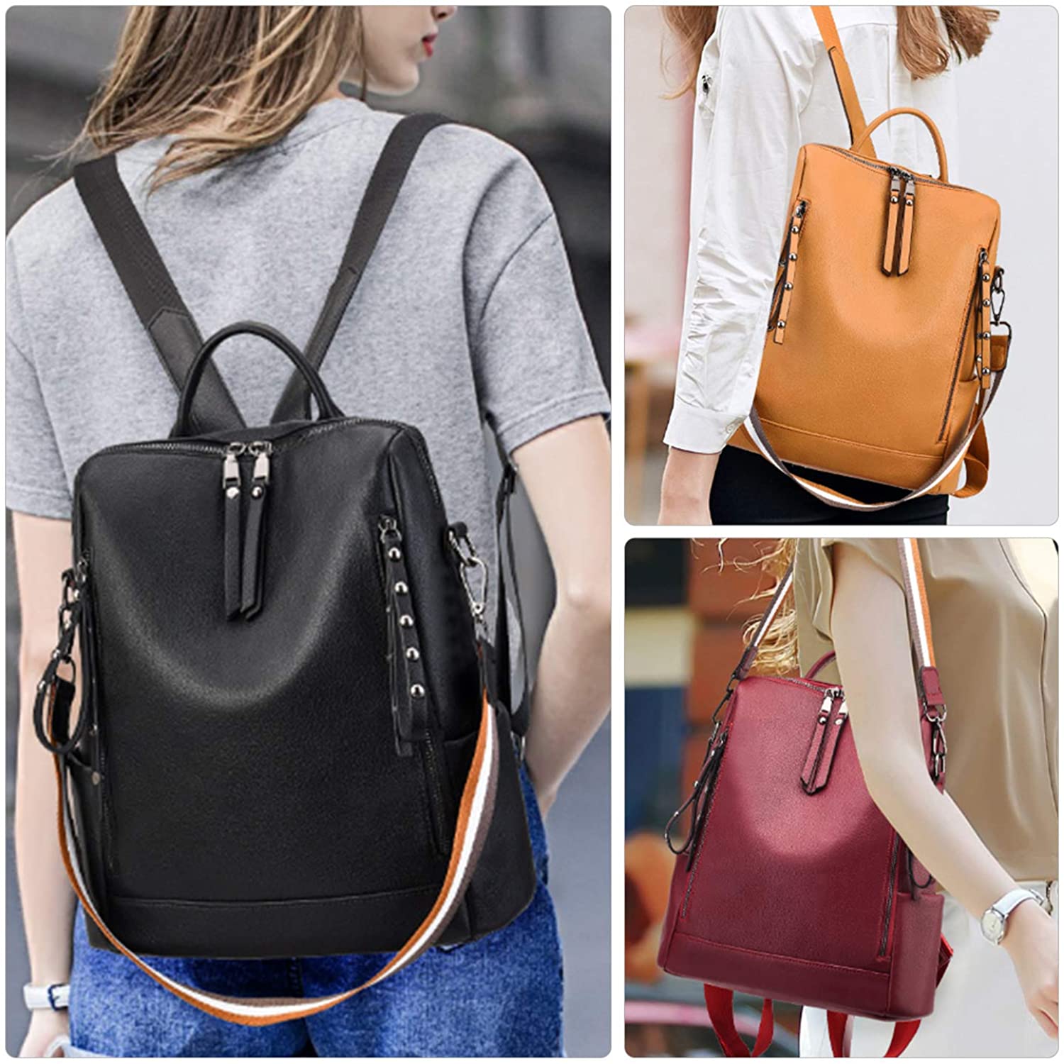 Sac à Dos Quotidien Décontracté Homme Femme - Sac De Voyage Léger En Nylon, Poches Multiples