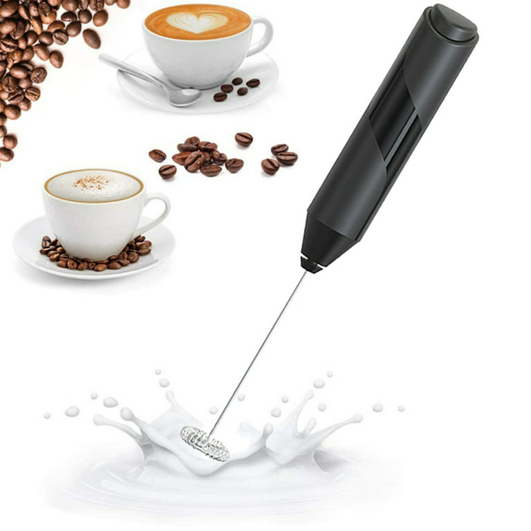 Handheld Coffee Mixer Mini Whisk Battery Powered Milk Frother