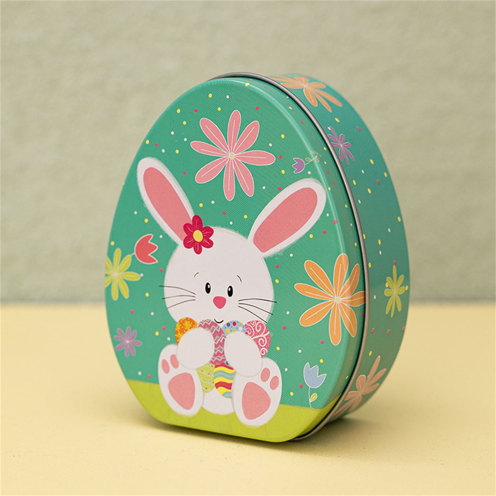 8x/Set Candy Boxes Easter Eggs Candy Boxes Eggs Shape Cookie Container with Pattern Snacks Boxes Easter Toy