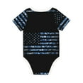 thumbnail image 6 of Sigee Navy Camouflage American Flag for Baby Unisex Baby Cotton Short-Sleeve Bodysuits Soft Cotton, Breathable-3 Months, 6 of 7