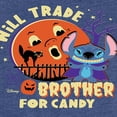 thumbnail image 3 of Lilo & Stitch - Will Trade Brother For Candy - Toddler And Youth Girls Short Sleeve Graphic T-Shirt, 3 of 5