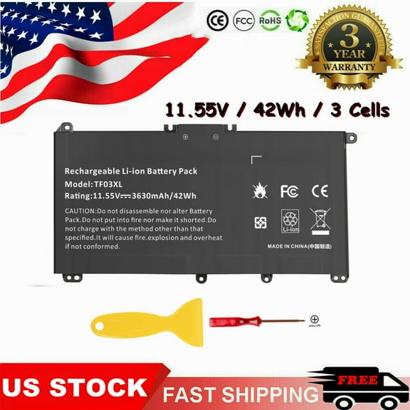 TF03XL 920070-855 Battery for HP Pavilion 17-ar 15-cc 14-bk 15-cd HSTNN-LB7J