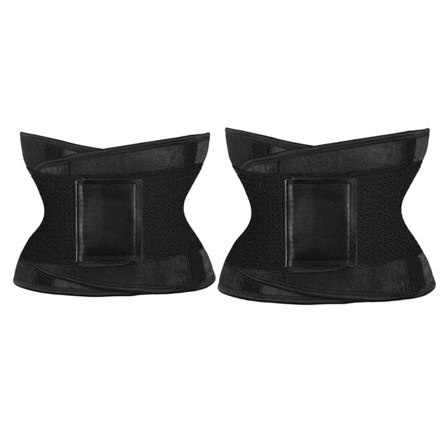 2pcs cinturón de entrenador de cinturo que adelgaza la correa del cinturón de la talladora del cuerpo 2XL / 3XL jinwen Entrenador de cintura para mujer