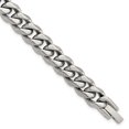 thumbnail image 4 of Auriga Fine Jewelry Titanium Polished 10.00mm Curb 9inch Bracelet for Women, 4 of 6
