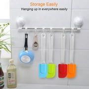 Triani 4Pcs Silicone Spatula Set Heat Resistant Non Stick Rubber Spatula 10 Inch Flexible Scrapers Baking Mixing Tool for Baking Cooking and Mixing(Colorful)