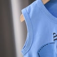thumbnail image 4 of EnJoCho Organic Boys Outfit Summer Kids Baby Boys Girls Sleeveless Top+Shorts Casual Wear Outfits Set Children Casual Sports Wear Clothing Sets 2-3 Years, 4 of 9