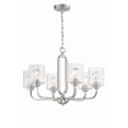 thumbnail image 5 of 54226-BNK Craftmade Lighting Collins - 6 Light Chandelier-Brushed Polished Nickel Finish    -Traditional Installation, 5 of 5