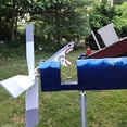thumbnail image 4 of Wind Spinner Yard Art Wind Spinners Shark Molino de viento Jardín al aire libre Patio Adorno, 4 of 9
