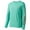 Aqua Green/Tangerine Logo, variant on Fishing T Shirts for Men UV Sun Protection Long Sleeve Tee T-Shirt