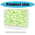 thumbnail image 4 of 100Pcs Hard Fishing Beads Stopper Luminously Round Space Beans Stops NonSlip Luminously Fishing Beads for Saltwater Fishing, 4 of 9