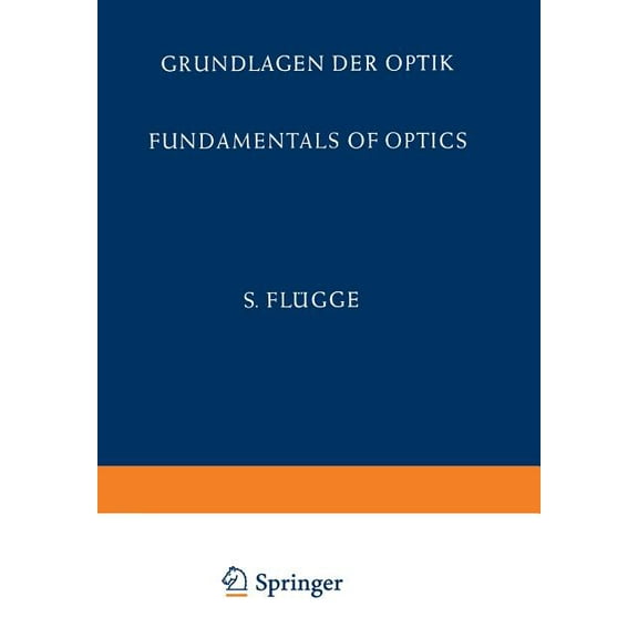 Grundlagen Der Optik / Fundamentals of Optics, (Paperback)
