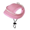 thumbnail image 1 of Gorra para mascotas Fernando Sombrero con visera para gatos Sombrero de Cubo de ala redonda Rosa M, 1 of 8