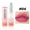 D, variant on pstuiky Lip Stain Marker, 4-color Warm Lip Balm Glitter Antidrying Long-lasting Hydrating Jelly Lipstick Lip Liner and Lipstick Combo