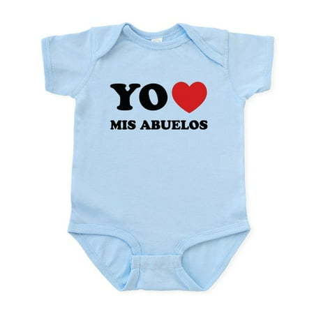 

CafePress - Yo Amo Mis Abuelos Infant Bodysuit - Baby Light Bodysuit Size Newborn - 24 Months