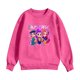 thumbnail image 2 of Moonsky Sudadera de cuello redondo Pop De-on - Sudadera de manga larga con estampado del cantante HUNTR/X - Sudadera de cuello redondo y manga larga para hombre y mujer Rosa intenso 100, 2 of 5