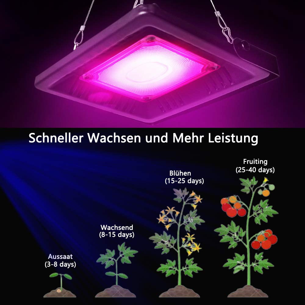 1800W LED Grow Light COB Full Spectrum Plant Light with UV for Indoor Plants Hy 