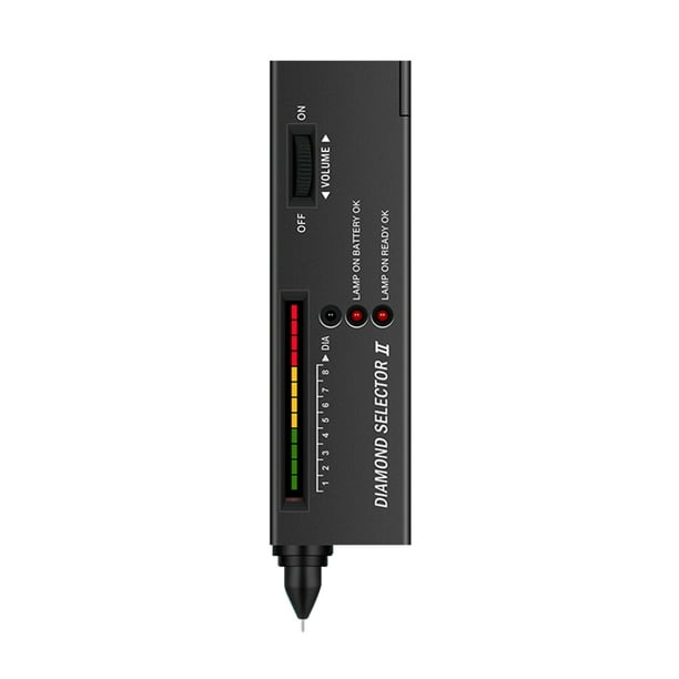 Selector de diamantes II Probador de diamantes LED profesional Indicador de diamantes Joyas de gemas Tomshoo Probador de diamantes