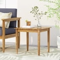 thumbnail image 2 of GDF Studio Plumb Outdoor Acacia Wood Side Table, Teak, 2 of 7