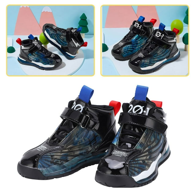 Children Sneakers Kid Running Shoes Boys Sports Shoes Stylish Sneakers Breathable Sports Shoes Children Boys Fashionable Sneakers Kid Breathable Non Slip Printing Sports Running