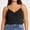 Black, variant on ByworldtasicWomens Plus Size Lace V-Neck Cami Spaghetti Strap Lightweight Loose Fit Tank