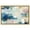 Gold Frame, variant on Art Remedy Cold Tones Abstract Canvas, 30" x 20", Gallery Wrapped, Pale Periwinkle I