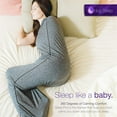 thumbnail image 2 of HISRFO Rabais Sleep Pod la Couverture Portable Originale Rafraîchissante Lavable à la Machine + Alternative à la Couverture Pondérée Vue sur Shark Tank pour Hommes, Femmes et Ados, Gris, Grand (16 Pouces*67 Pouces), 2 of 5