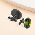 thumbnail image 6 of Banana Silver Jewelry Men Shirt Cufflink Set Made of Stainless Steel, Suitable for Business Attire, Formal Events, and Weddings, 6 of 6