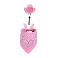 thumbnail image 2 of Traje de ganso Ropa de ganso Regalo de inauguración de la casa Adorno decorativo para fiesta de cumpleaños Bufanda rosa de sombrero de corona, 2 of 9