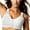 White, variant on Women Yoga Running Sports Bra Front Closure Wire Free Fiteness Bra High Shockproof Back Support Posture Bras
