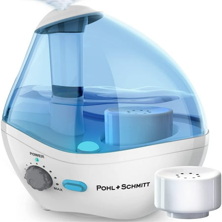 

Ultrasonic Viral Support Humidifier for Bedrooms Whisper-Quiet Operation with Nightlight and Auto-Shut Off Adjustable Mist 16 hours Operating Time & Filter Included