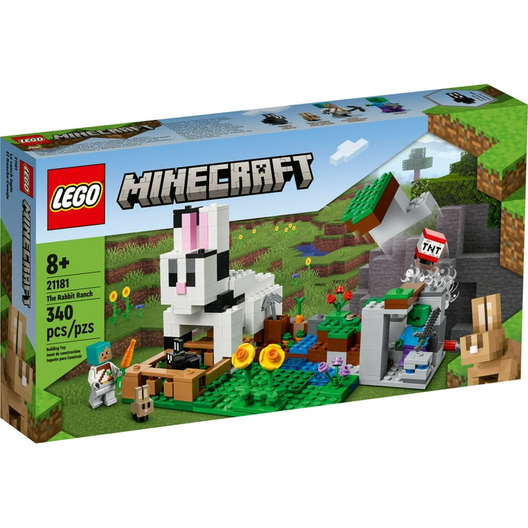  LEGO Minecraft The Rabbit Ranch House Farm Set, 21181