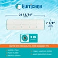 thumbnail image 3 of Hurricane 16 Pack HF7468-04 Advanced Pool and Spa Filter Cartridge Replacement, 3 of 9