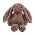 thumbnail image 2 of Bunny Stuffed Animal, 9.84in Cute Rabbit Plush, Home Decor Gift Soft Bunny Plush Long Ear Stuffed Animal (Brown), 2 of 7