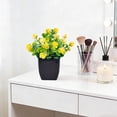 thumbnail image 4 of Ke1Clo Artificial Potted Plant, Small Fake Succulent Bonsai, 6.7 Inch Plastic Desktop Greenery for Home Office, No Maintenance Simulated Plant Decor, 4 of 6