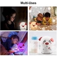 thumbnail image 4 of Bonita luz nocturna LED para niños, lámpara de guardería recargable por USB, luz nocturna de silicona con forma de animal con sensor táctil y 7 colores cambiantes, luz decorativa portátil para bebés., 4 of 4