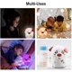 thumbnail image 4 of Bonita luz nocturna LED para niños, lámpara de guardería recargable por USB, luz nocturna de silicona con forma de animal con sensor táctil y 7 colores cambiantes, luz decorativa portátil para bebés., 4 of 4