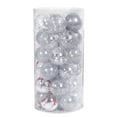 thumbnail image 1 of 30Pcs/Box Christmas Balls Colorful Festival Electroplating Decorative Anti-fade Scene Layout DIY  Tree Hanging Balls Pendants Party Decor for Wedding, 1 of 8