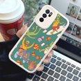 thumbnail image 3 of Mejora el estilo de tu iPhone con una exclusiva funda plateada mate adornada con fascinantes ilustraciones, 3 of 4
