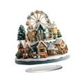 thumbnail image 3 of Casa de pueblo navideño, acrílico 2D, pueblo invernal para vacaciones, oficina o dormitorio. B, 3 of 9