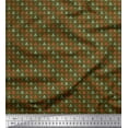 thumbnail image 1 of Soimoi Moss Georgette Fabric Triangle Shirting Print Fabric by The Yard 42 Inch Wide, 1 of 3