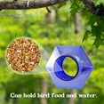 thumbnail image 5 of Eoozwa Glass Bird Feeders for Outside Hanging Fly Through Bird Feeder with Round Shape Solar Birdfeeder for Yard Garden Courtyard Decor, 5 of 6