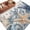 Beige Blue, variant on Blue Starfish Coastal 2'x6' Runner Rugs for Hallway Kitchen Bedside Non Slip, Eucalyptus Summer Nautical Shell Retro Entryway Rug Runners with Rubber Backing, Long Carpet Runner for Laundry Room