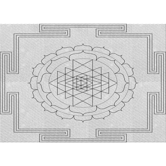 Ahgly Company Indoor Rectangle Patterned Platinum Gray Area Rugs, 6' x 9'