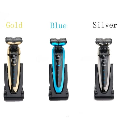 iMeshbean 3 in 1 Rotary 5D Rechargeable Washable Men's Cordless Electric Shaver Razor,, (Best Mens Corded Electric Razor)