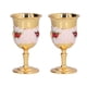 thumbnail image 3 of Copa de vino BuyWeek 2 copas de Metal diseño vintage, 3 of 14