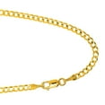 thumbnail image 6 of JewelStop 14k Solid Yellow Gold 3.6 mm Cuban Curb Chain Necklace, Lobster Claw Clasp-22 Inches, 8.1gr., 6 of 6